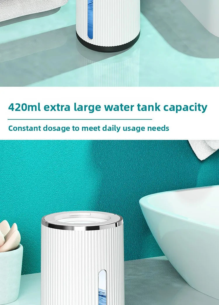420ML Automatic Soap Dispenser Waterproof IPX6 Touchless Smart Hand Soap Dispenser USB C Rechargeable 1200 MAH Soap Dispenser