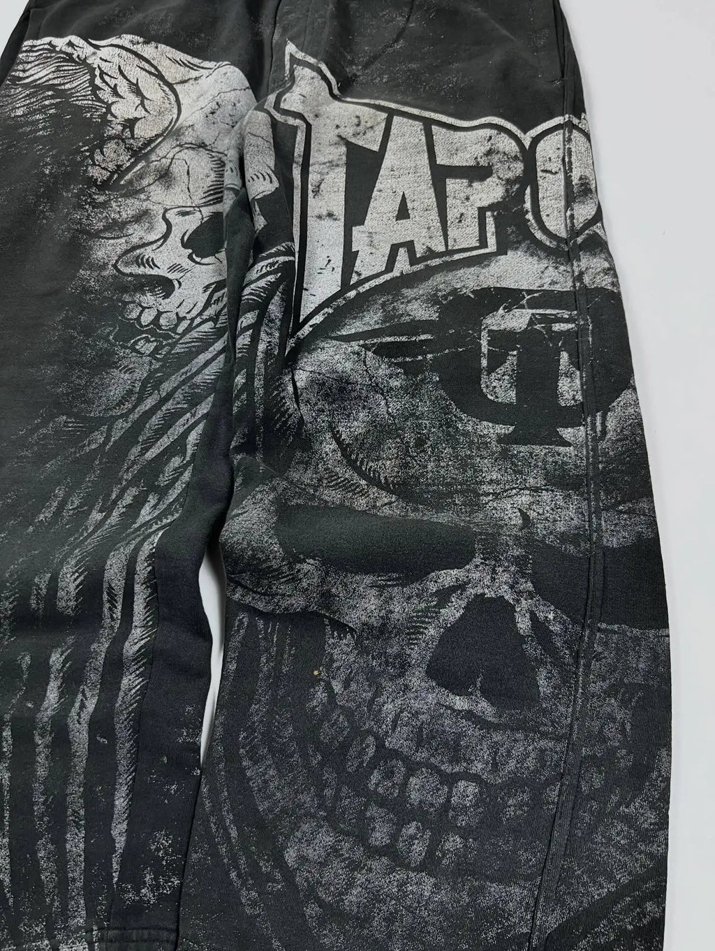 Y2K Men's Gothic Oversized Print Explosions Jeans American Hip-hop Trend Gothic Straight Pants Harajuku Casual Couple Wide Pants