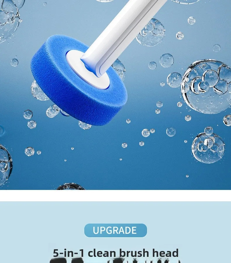 Disposable Toilet Brush with Replaceable Heads - Wall - Mounted No Drill, Perfect for Bathroom & Home Use!