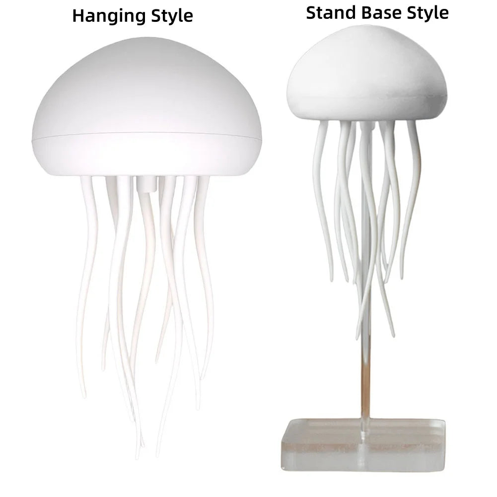 Jellyfish Pendant Lightings Voice Control Type-C Charging Creative Jellyfish Light Flexible Tentacles for Holiday Children Gifts