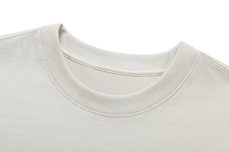 100% Cotton T shirt For Men Women,Short Sleeve Summer Plain Tops,Solid Casual Loose Tee Shirts,High Quality Clothing,7oz 200gsm