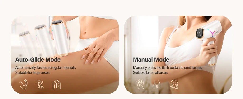 Laser Hair Removal 999999+ Fast flashes 3 In 1 IPL At Home Hair Remover Machine for Women Men Permanent Epilator on Face Body
