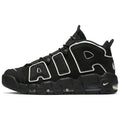 Nike Air More Uptempo Black White Mid Top Retro Basketball Shoes Men's Black and White-414962-002