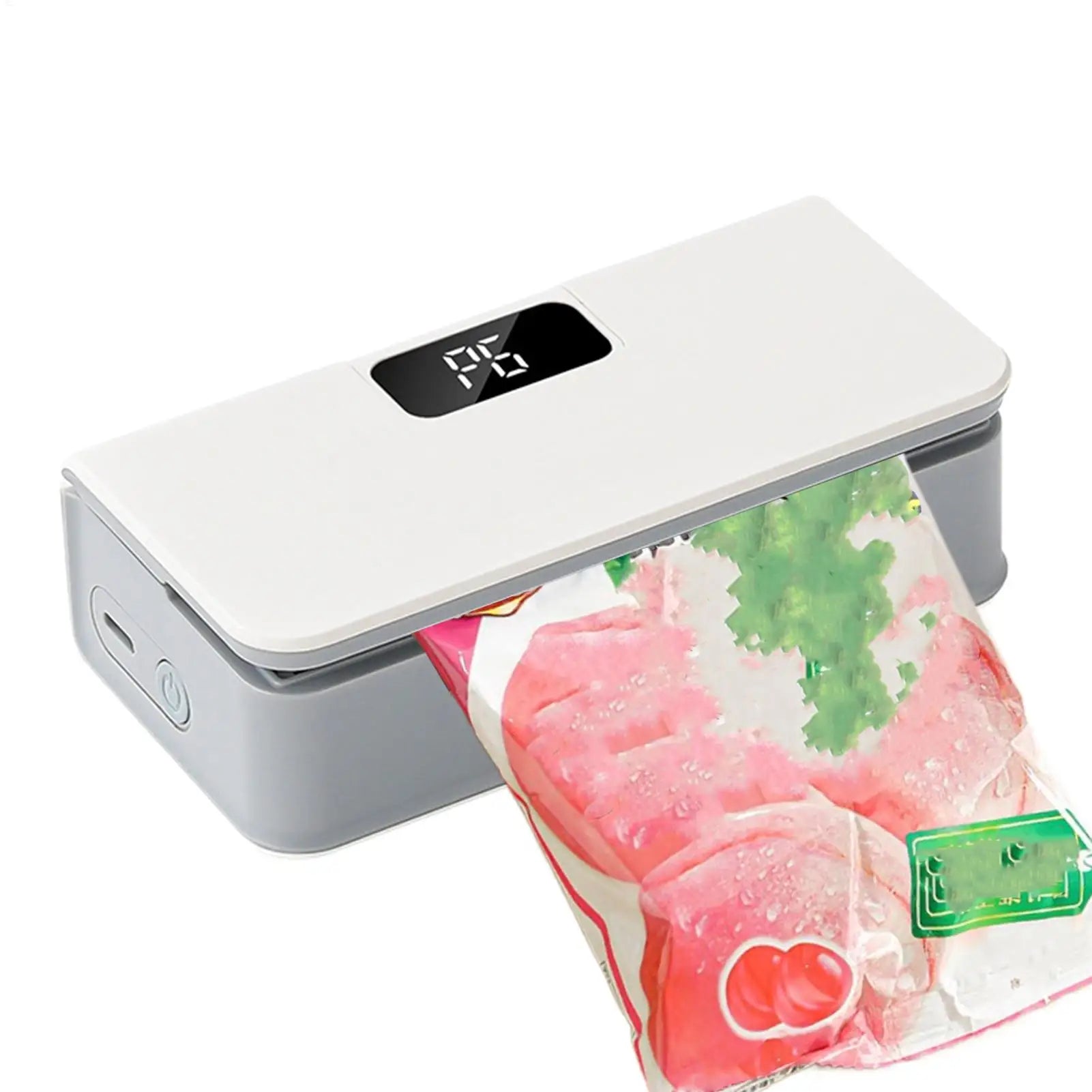 Rechargeable Bag Sealer Magnetic Chip Bag Sealer with Cutter Adjustable Temperature for Food Storage Snacks Sealing Machine