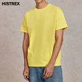 100% Cotton T shirt For Men Women,Short Sleeve Summer Plain Tops,Solid Casual Loose Tee Shirts,High Quality Clothing,7oz 200gsm