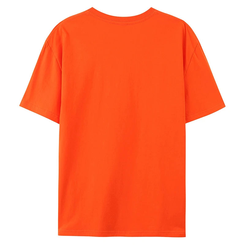 100% Cotton T shirt For Men Women,Short Sleeve Summer Plain Tops,Solid Casual Loose Tee Shirts,High Quality Clothing,7oz 200gsm