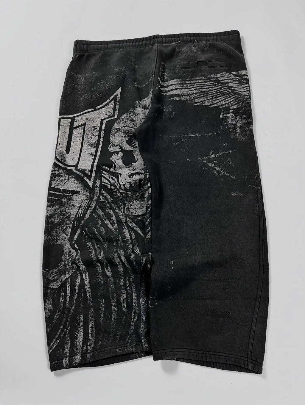Y2K Men's Gothic Oversized Print Explosions Jeans American Hip-hop Trend Gothic Straight Pants Harajuku Casual Couple Wide Pants