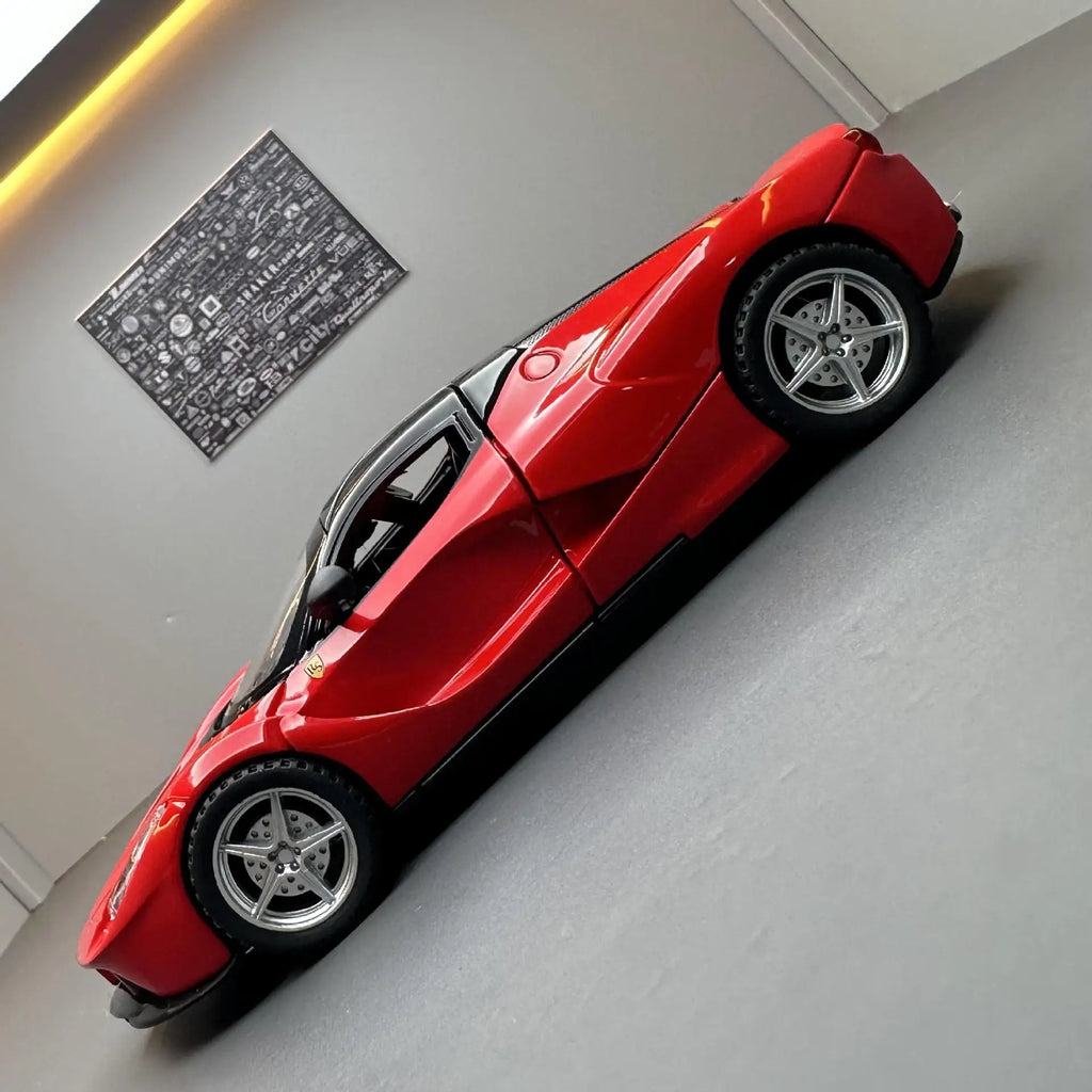 1:32 Scale Lafe Alloy Sports Car Model Diecasts Metal Toy Vehicles Car Model Simulation Sound and Light Kids Gifts