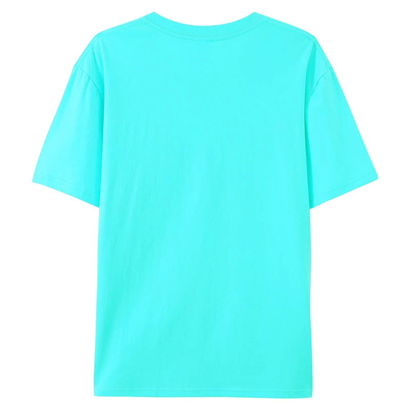 100% Cotton T shirt For Men Women,Short Sleeve Summer Plain Tops,Solid Casual Loose Tee Shirts,High Quality Clothing,7oz 200gsm
