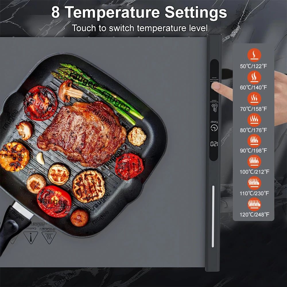 Food Warmer Electric Food Warmer Plate Electric Warming Tray for Food Fast Heating Food Warming Pad Foldable Food Warming Mat