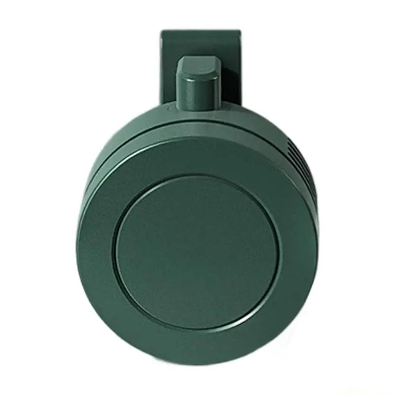 D0AB Small Bladeless Fan Clip On Mini Fan With Clip Small Travel Adjustable 3 Speed Suspended Waist Fan for Outdoor Camping
