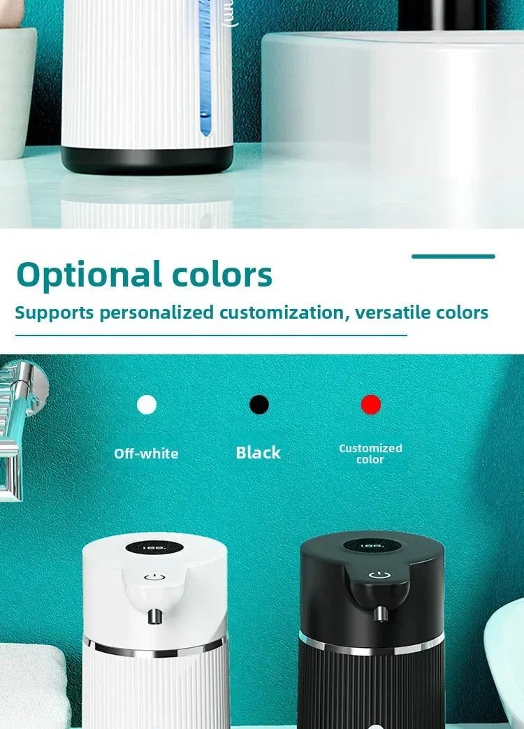 420ML Automatic Soap Dispenser Waterproof IPX6 Touchless Smart Hand Soap Dispenser USB C Rechargeable 1200 MAH Soap Dispenser