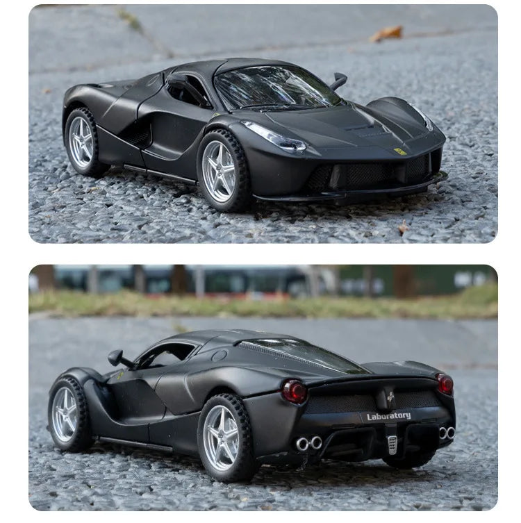 1:32 Scale Lafe Alloy Sports Car Model Diecasts Metal Toy Vehicles Car Model Simulation Sound and Light Kids Gifts