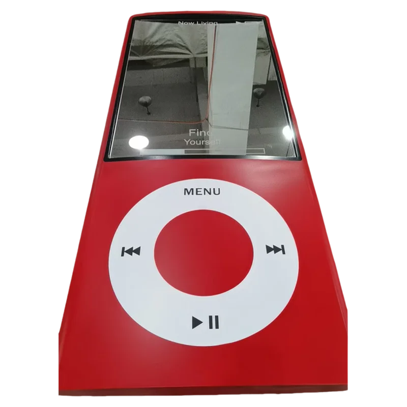 Creative player ipod mp3 solid wood glass mirror, full-body mirror full-length mirror home decoration mirror trendy home