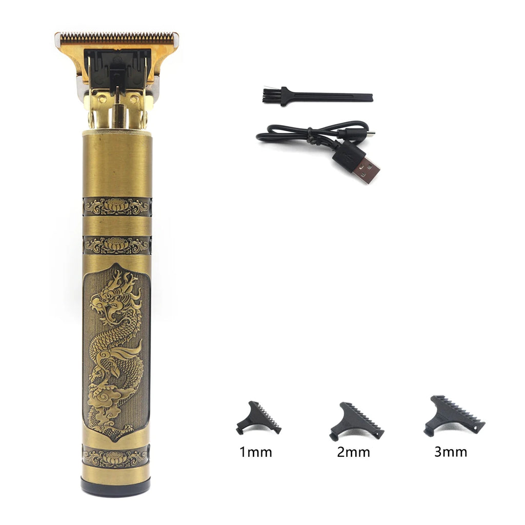 Professional T9 Hair Trimmer Machine - USB Rechargeable Long Battery LifeHair Cutting Machine Professional Hair Clipper for Men