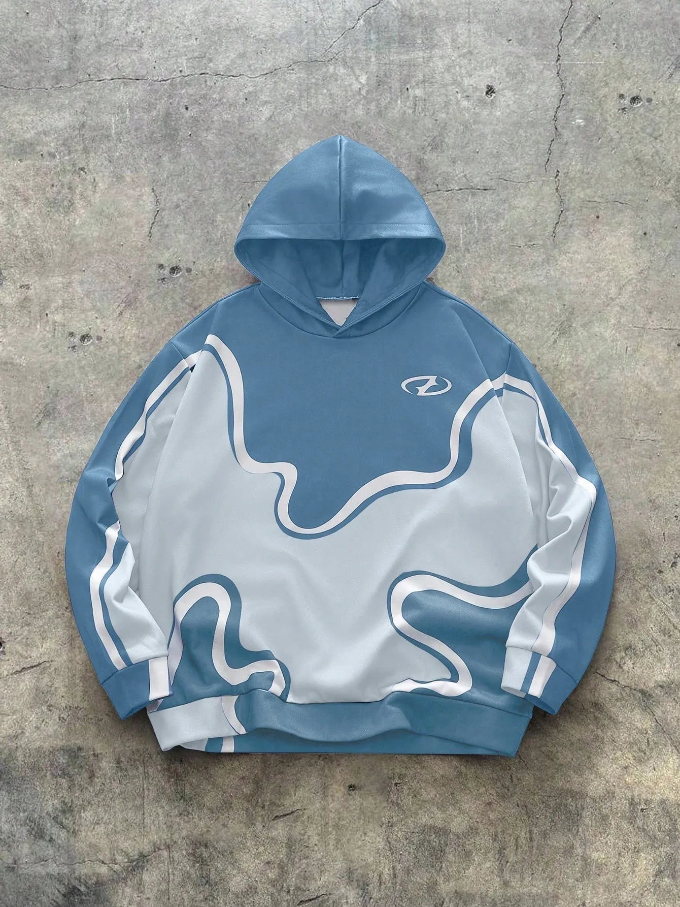 The new men's hooded sweatshirt for Spring and Autumn 2025 features a casual comfortable and soft 3D pattern print