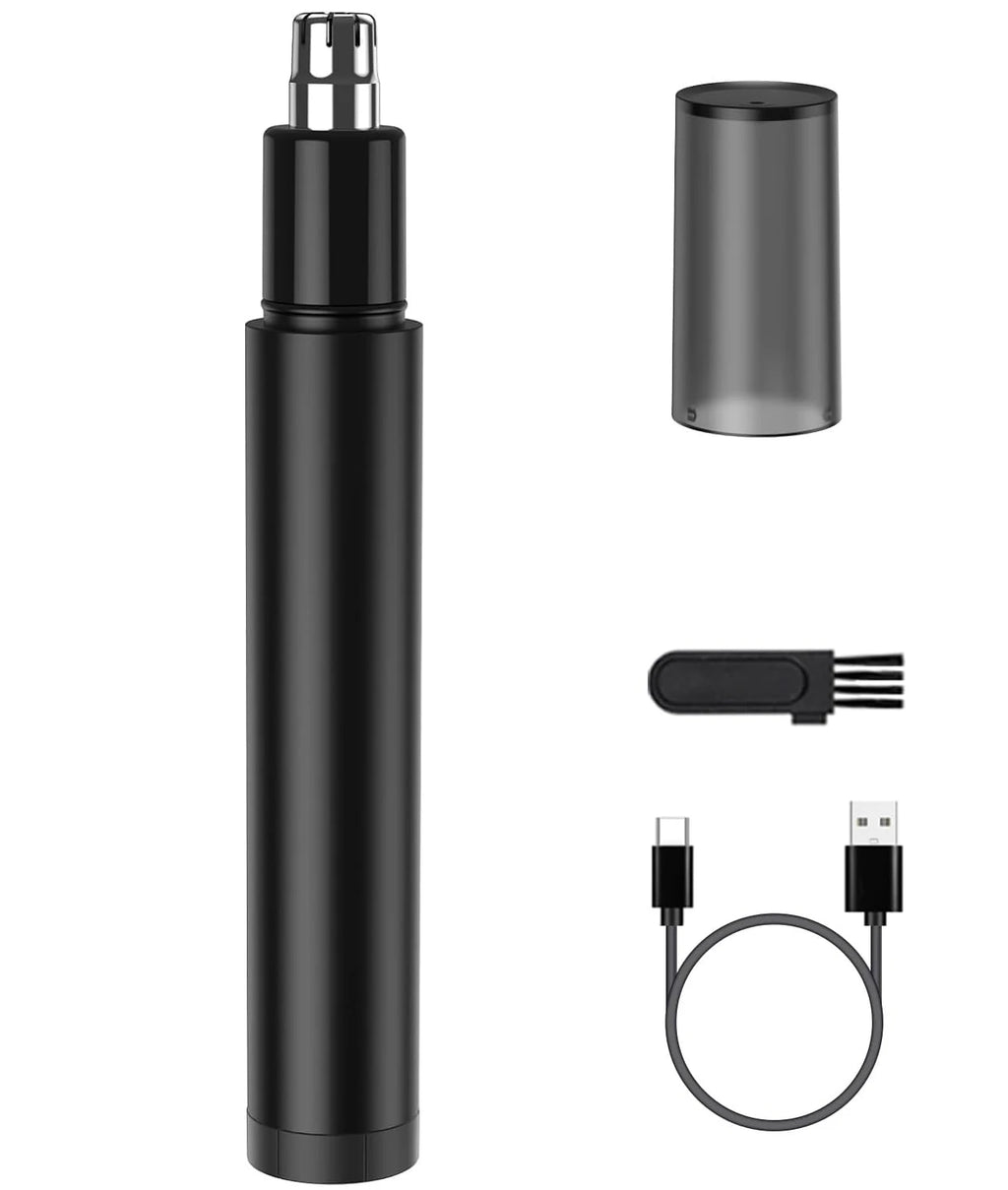 Rechargeable Ear and Nose Hair Trimmer - 2026 Professional Painless Eyebrow and Facial Hair Trimmer with IPX7 Waterproof for Eas