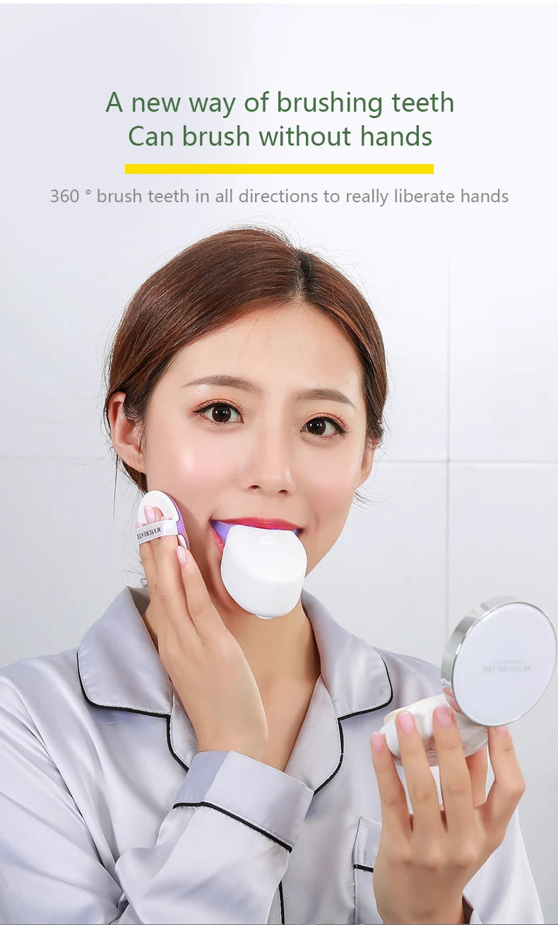 Electric Toothbrush for Adult Automatic USB Charge U-Shaped Sonic Wave Toothbrush 360 Degrees Intelligent Rechargeable Toothbrus