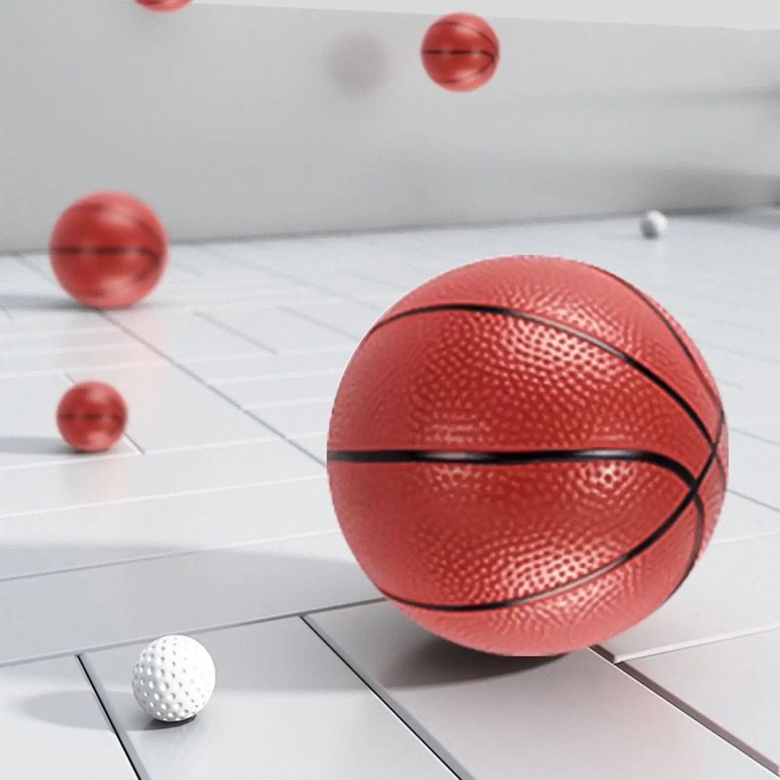 Interactive Basketball Toy Indoor Hoop Set with 2 Balls for Kids Fun Play, Living Room Bedroom Active Boys Girls