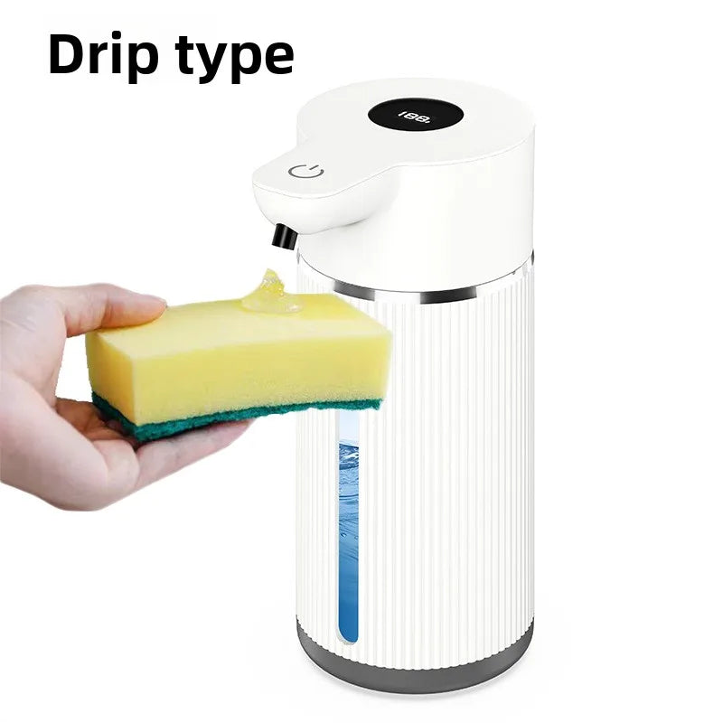 420ML Automatic Soap Dispenser Waterproof IPX6 Touchless Smart Hand Soap Dispenser USB C Rechargeable 1200 MAH Soap Dispenser