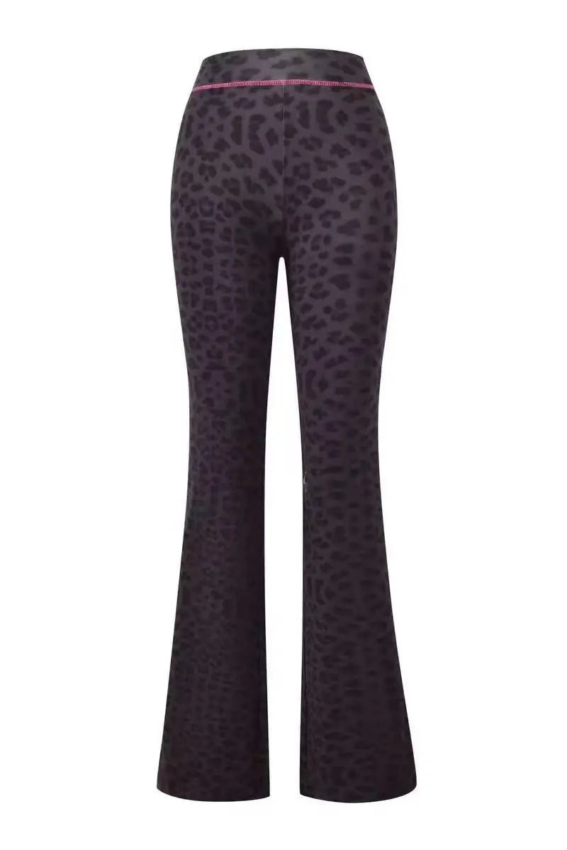 GIA New Stylish Coffee-Colored Velvet Zip-Up Hooded Jacket & Relaxed Slim-Fit Pants Comfortable Minimalist Set