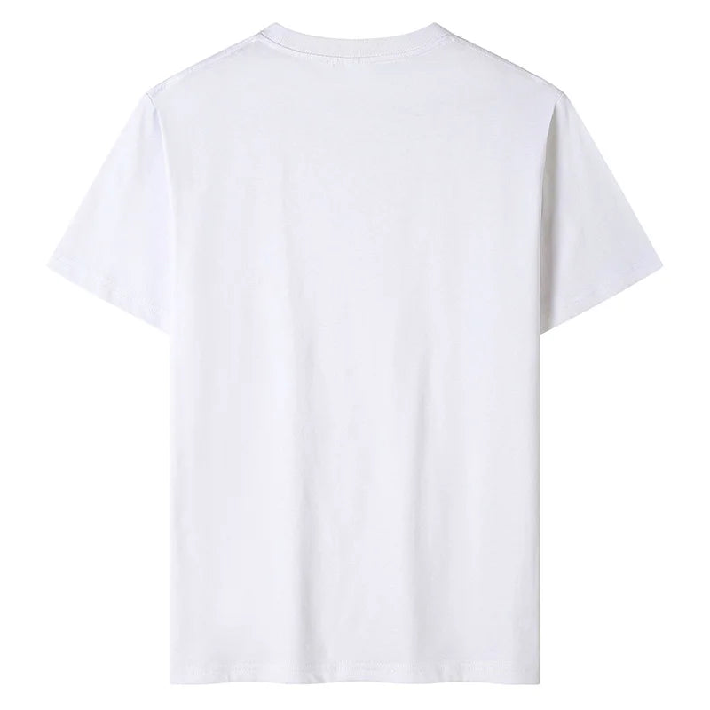 100% Cotton T shirt For Men Women,Short Sleeve Summer Plain Tops,Solid Casual Loose Tee Shirts,High Quality Clothing,7oz 200gsm