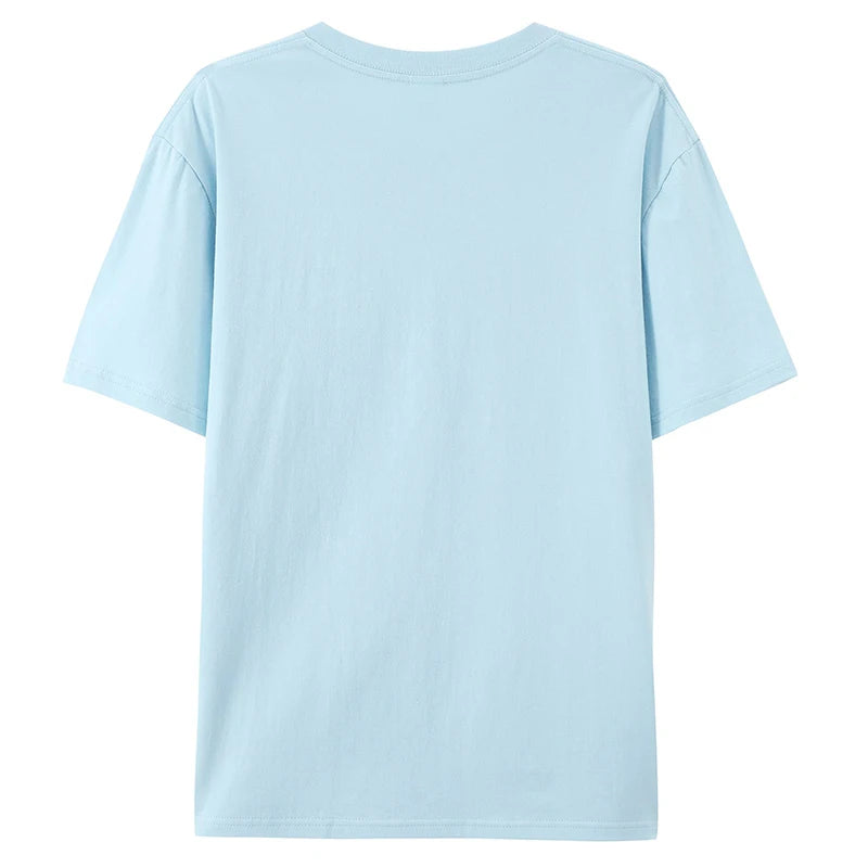100% Cotton T shirt For Men Women,Short Sleeve Summer Plain Tops,Solid Casual Loose Tee Shirts,High Quality Clothing,7oz 200gsm