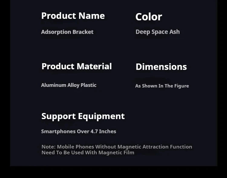X53 Magnetic Phone Holder Rotating Folding Vacuum Suction Mag Stand For Car Navigation Gym Kitchen Streaming Bracket