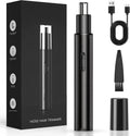 Rechargeable Ear and Nose Hair Trimmer - 2026 Professional Painless Eyebrow and Facial Hair Trimmer with IPX7 Waterproof for Eas