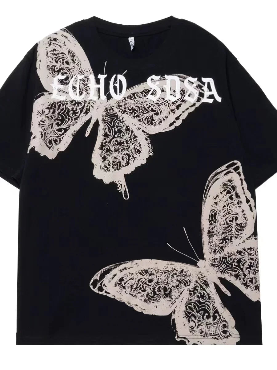 Y2k T Shirt for men New Fashion Summer Hawaii Streetwear Pullover Vintage Clothes Short SleeveT-Shirts