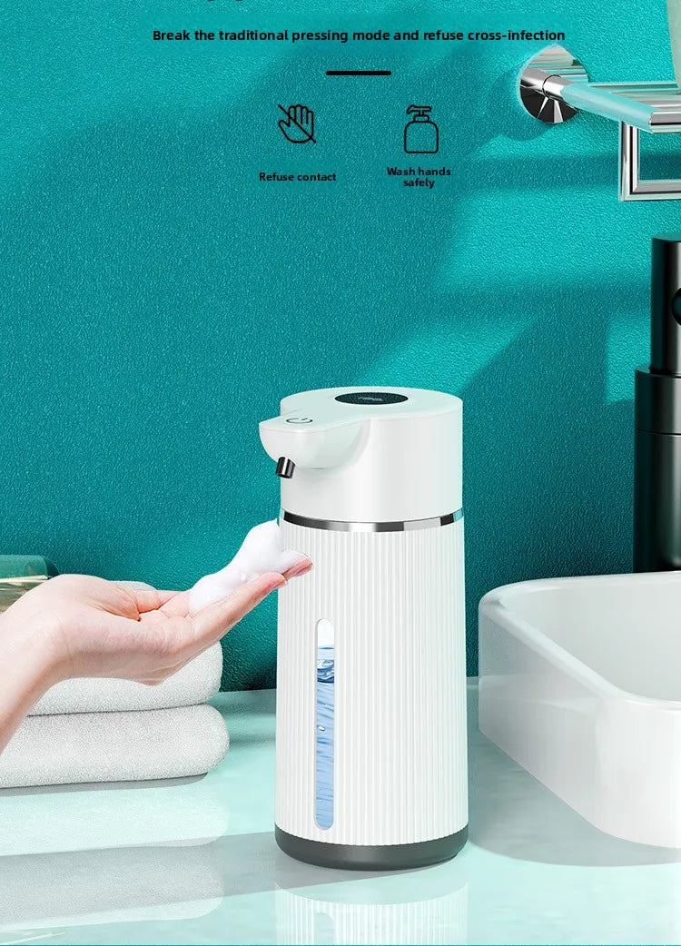 420ML Automatic Soap Dispenser Waterproof IPX6 Touchless Smart Hand Soap Dispenser USB C Rechargeable 1200 MAH Soap Dispenser