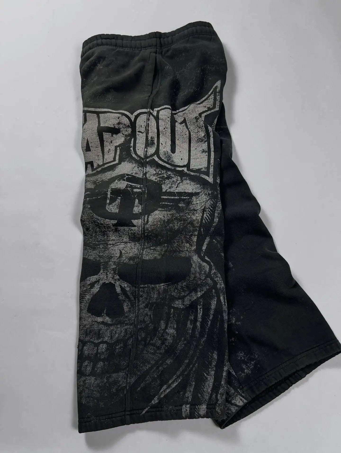 Y2K Men's Gothic Oversized Print Explosions Jeans American Hip-hop Trend Gothic Straight Pants Harajuku Casual Couple Wide Pants