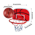 Interactive Basketball Toy Indoor Hoop Set with 2 Balls for Kids Fun Play, Living Room Bedroom Active Boys Girls