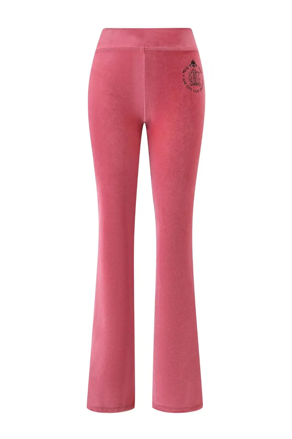 GIA New Stylish Coffee-Colored Velvet Zip-Up Hooded Jacket & Relaxed Slim-Fit Pants Comfortable Minimalist Set