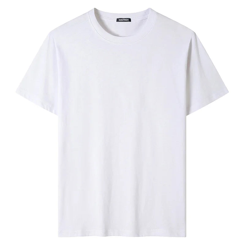100% Cotton T shirt For Men Women,Short Sleeve Summer Plain Tops,Solid Casual Loose Tee Shirts,High Quality Clothing,7oz 200gsm