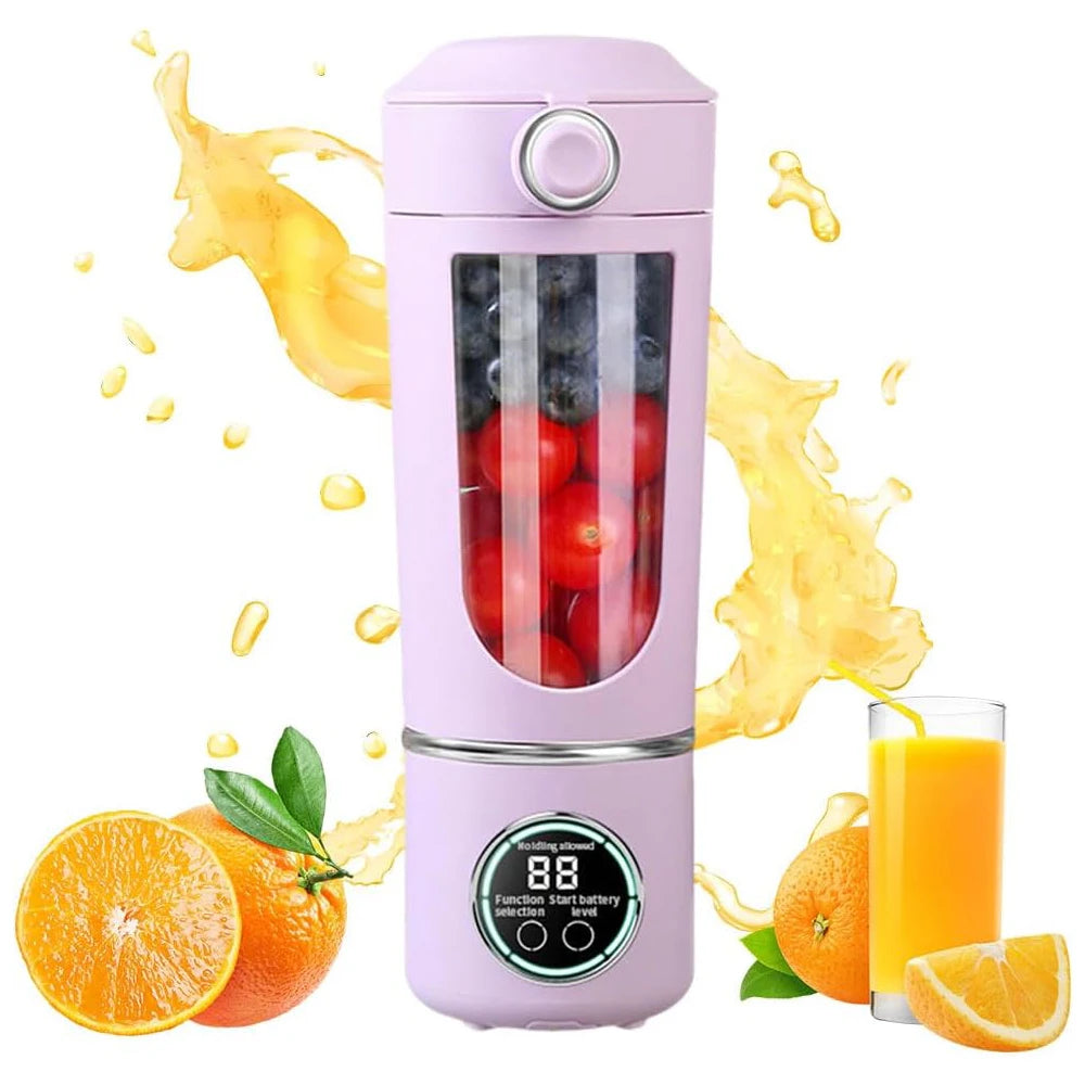 700ml Portable Blender Powerful Cordless Mini Smoothie Blender with 12 Sharp Blade for Protein Shakes Fruit