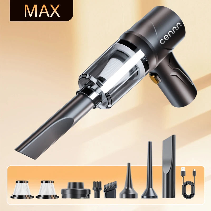CENRR NEW 895000PA Car Vacuum Cleaner Cordless Powerful Wireless Car Cleaner Cleaning Machine HandHeld Portable Vacuum Cleaner