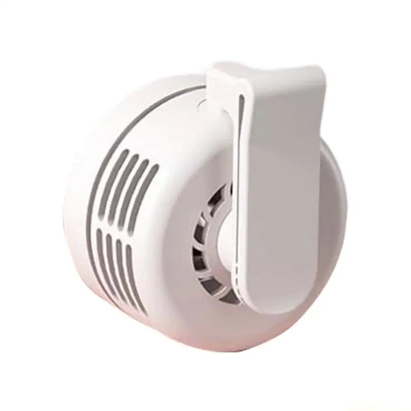 D0AB Small Bladeless Fan Clip On Mini Fan With Clip Small Travel Adjustable 3 Speed Suspended Waist Fan for Outdoor Camping