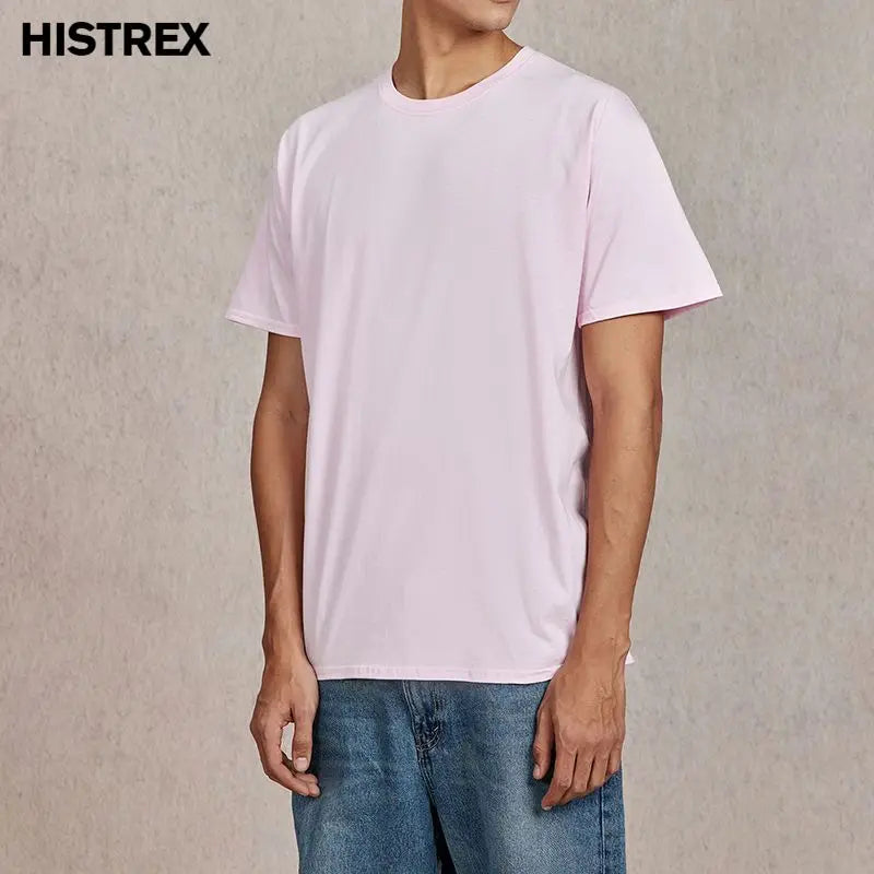 100% Cotton T shirt For Men Women,Short Sleeve Summer Plain Tops,Solid Casual Loose Tee Shirts,High Quality Clothing,7oz 200gsm