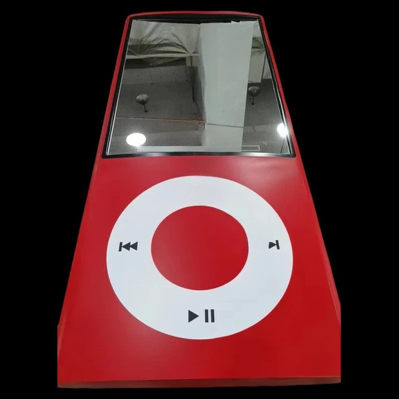Creative player ipod mp3 solid wood glass mirror, full-body mirror full-length mirror home decoration mirror trendy home
